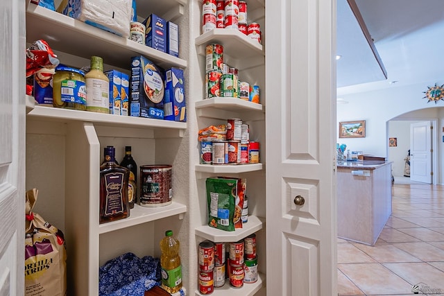 view of pantry