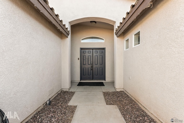 view of entrance to property