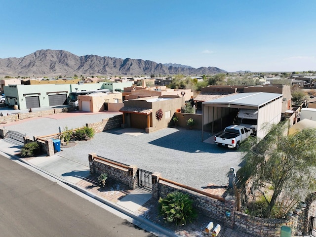 exterior space with a residential view