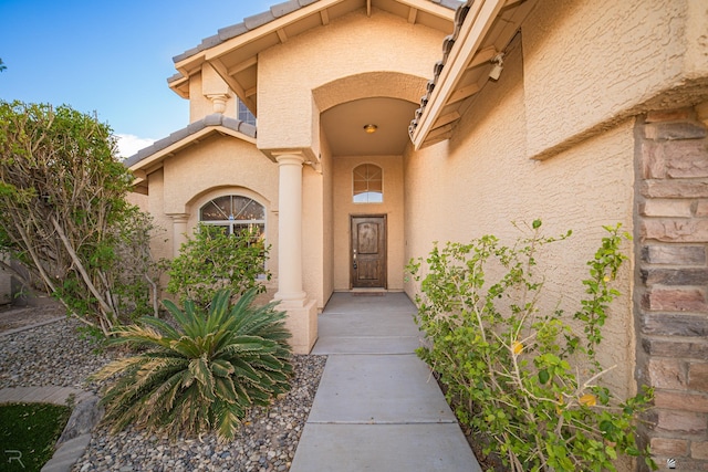 view of property entrance