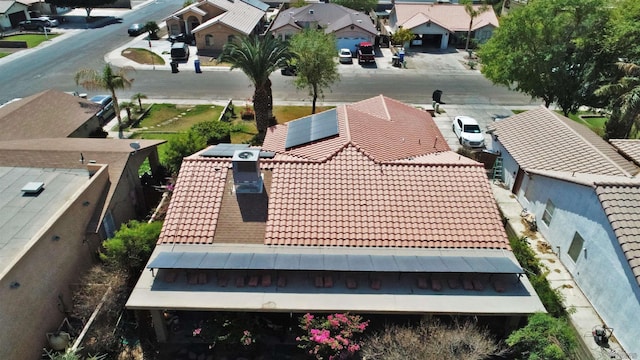 birds eye view of property featuring a residential view