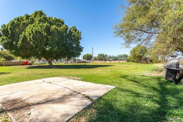 view of yard