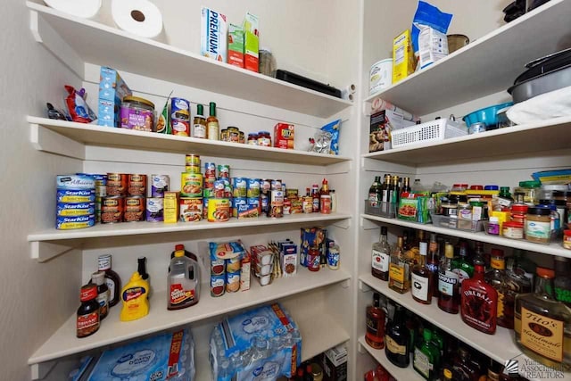 view of pantry