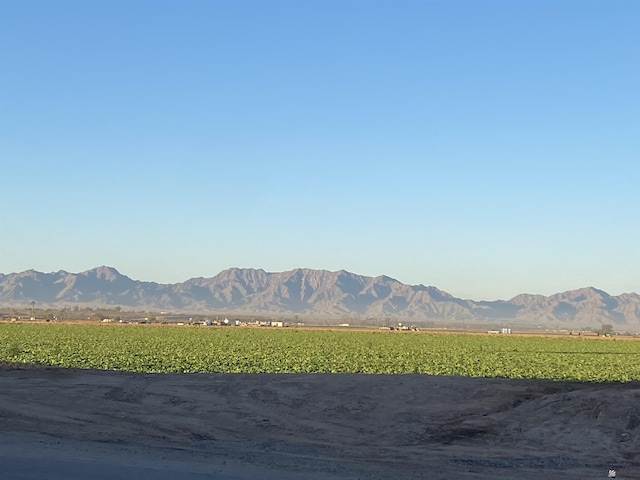 property view of mountains featuring a rural view