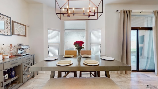 view of dining area