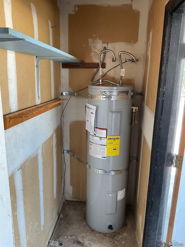 utilities with strapped water heater