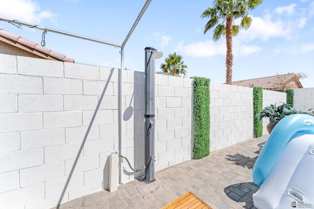 exterior details with fence
