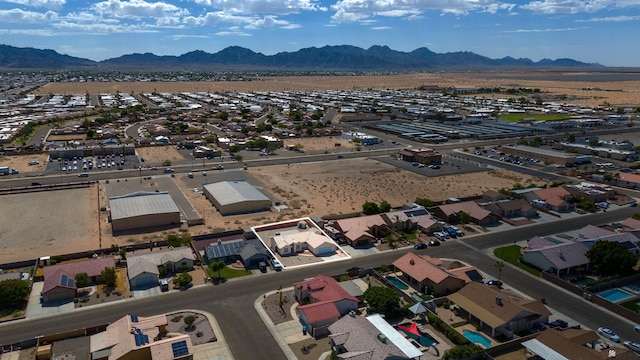 11595 S Prescott Ave, Yuma, AZ 85365 - aerial perspective of suburban area featuring mountains