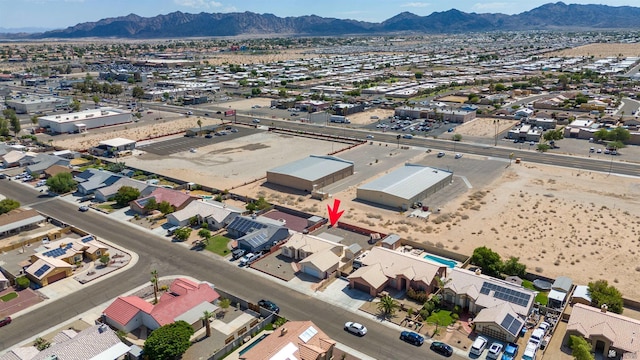 11595 S Prescott Ave, Yuma, AZ 85365 - aerial view of residential area with a mountainous background