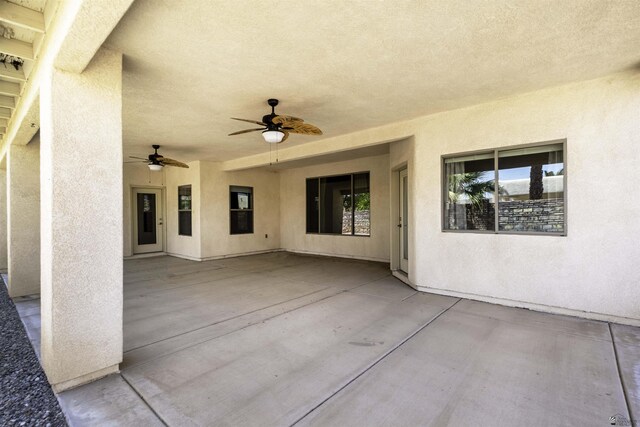 14158 E 49th Dr, Yuma, AZ 85367 - view of patio featuring ceiling fan