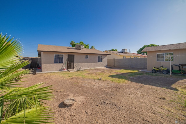 3168 W 31st Ln, Yuma, AZ 85364 - back of house featuring stucco siding and a fenced backyard