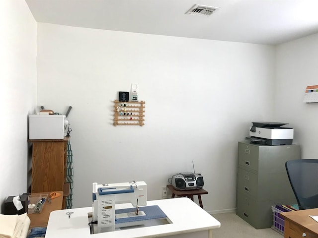 11551 E Via Salida, Yuma, AZ 85367 - office area with light colored carpet and visible vents