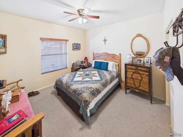 14340 E 49th Ln, Yuma, AZ 85367 - carpeted bedroom with a ceiling fan and baseboards