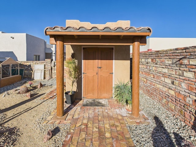 14340 E 49th Ln, Yuma, AZ 85367 - view of shed with fence