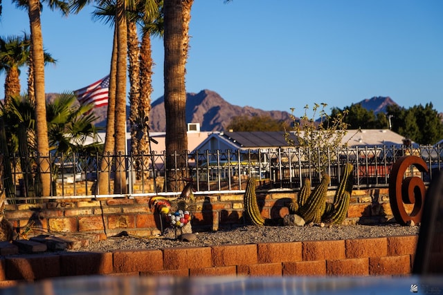 13220 E 55th St, Yuma, AZ 85367 - view of community featuring a mountain view and fence