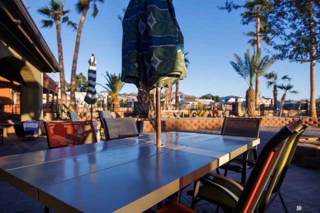 13220 E 55th St, Yuma, AZ 85367 - view of patio featuring outdoor dining space