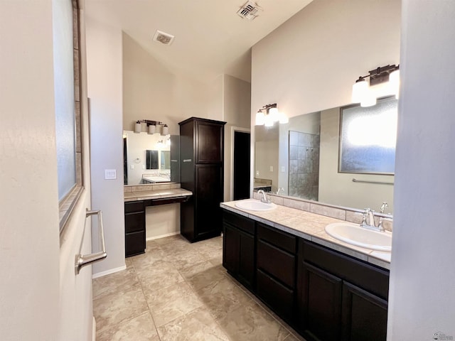 3431 W 39th Pl, Yuma, AZ 85365 - full bathroom featuring double vanity