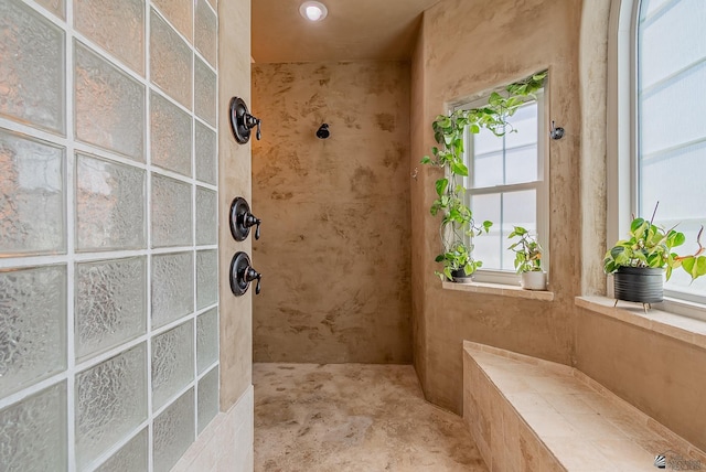 full bath featuring walk in shower