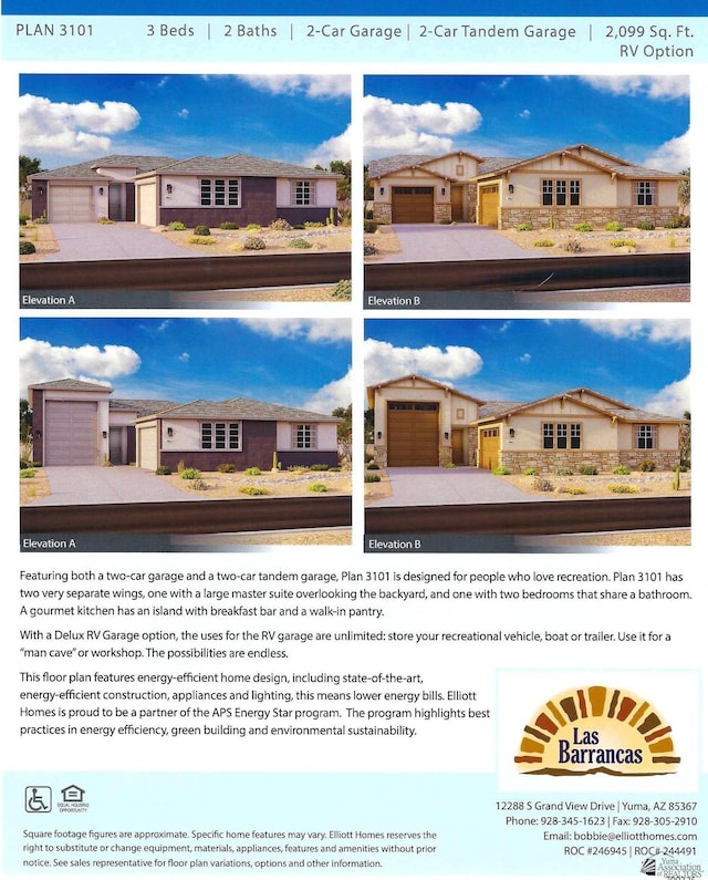 12371 S Grandview Dr, Yuma, AZ 85367 - view of a document with multiple images