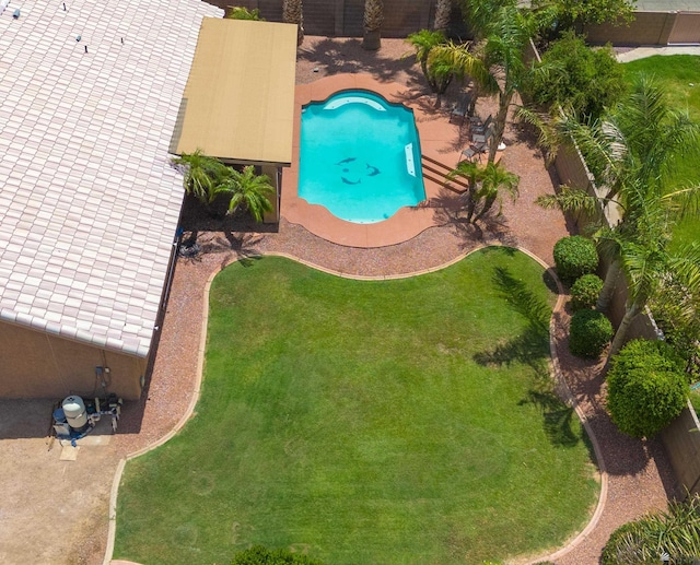 3875 W 26th St, Yuma, AZ 85364 - aerial view of a pool area