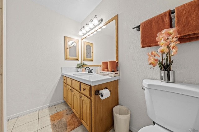 3875 W 26th St, Yuma, AZ 85364 - half bath with vanity and tile patterned floors