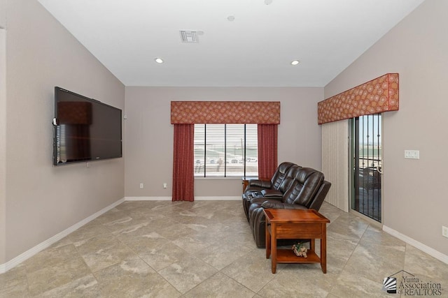 5492 E View Pkwy, Yuma, AZ 85365 - sitting room with baseboards and recessed lighting