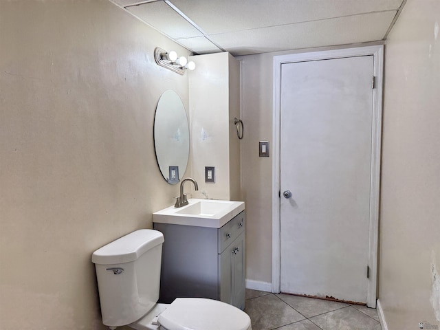 2741 S Fern Dr, Yuma, AZ 85364 - bathroom with tile patterned floors and vanity