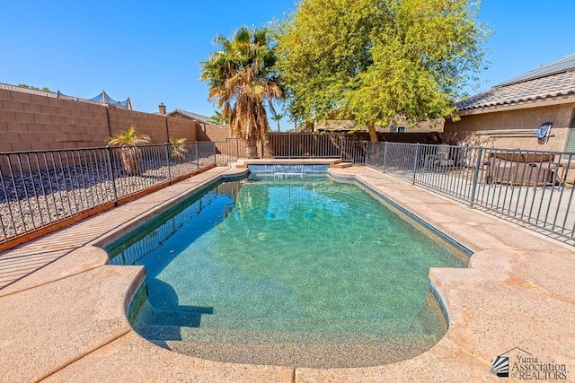 6257 E 47th St, Yuma, AZ 85365 - view of swimming pool featuring a fenced backyard