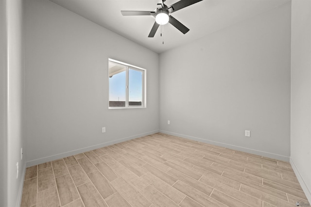 10770 E 45th Ln, Yuma, AZ 85367 - empty room with light wood-style flooring and a ceiling fan