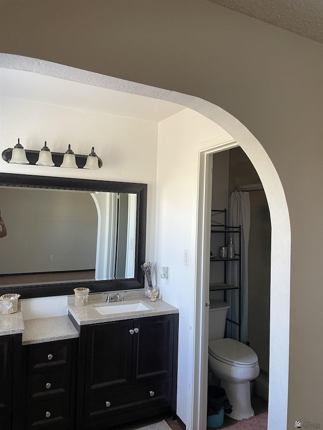 1603 S 31st Dr, Yuma, AZ 85364 - bathroom with vanity and toilet