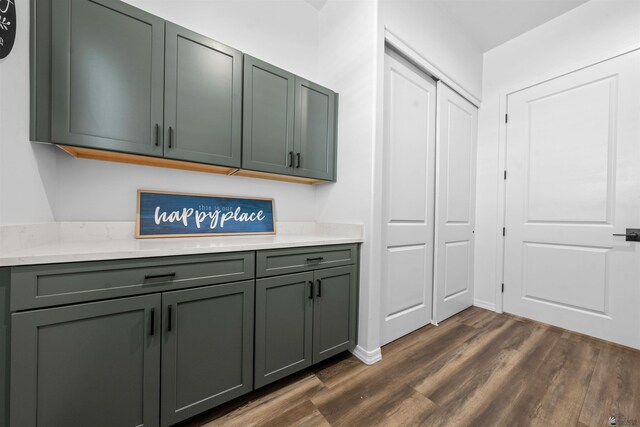 5922 E 47th St, Yuma, AZ 85365 - kitchen featuring light countertops and dark wood finished floors