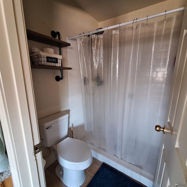 6397 E 42nd St, Yuma, AZ 85365 - full bathroom with a shower with curtain and tile patterned flooring