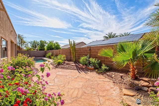 12147 E 33rd St, Yuma, AZ 85367 - view of patio / terrace featuring a fenced backyard