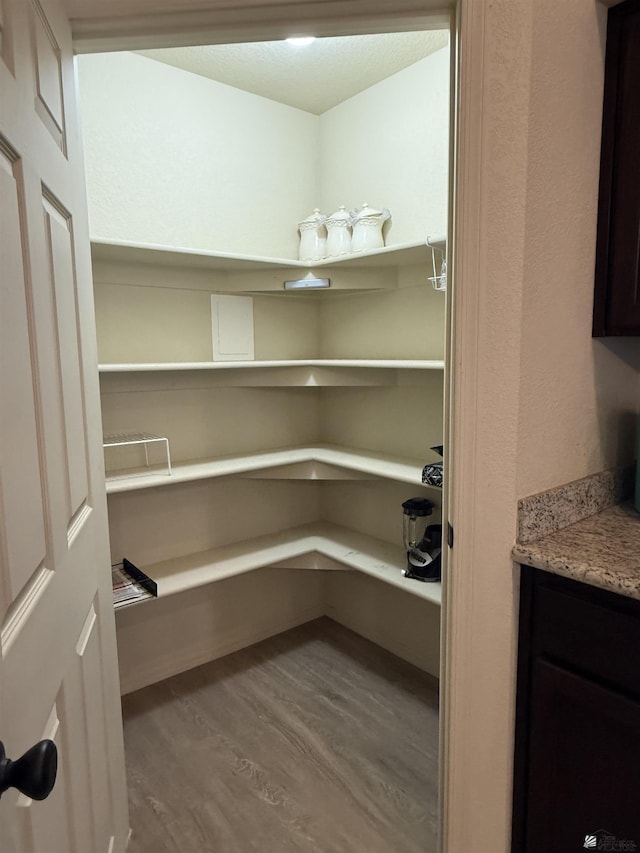 view of storage area