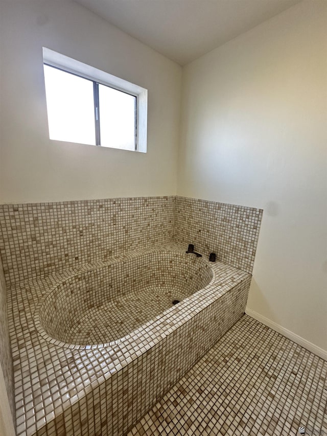 11651 E Via Salida, Yuma, AZ 85367 - full bathroom featuring baseboards, tile patterned flooring, and a bath