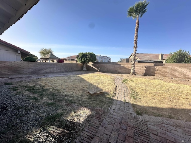 11651 E Via Salida, Yuma, AZ 85367 - view of yard featuring a fenced backyard