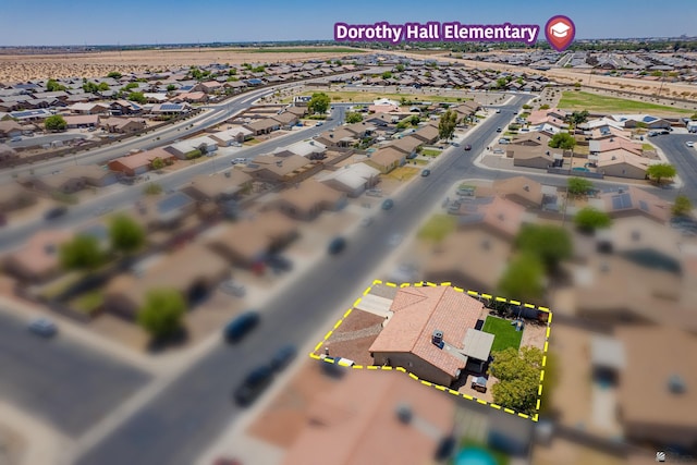 6340 E 45th Pl, Yuma, AZ 85365 - aerial perspective of suburban area