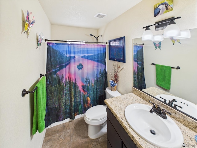 5936 E 39th St, Yuma, AZ 85365 - full bath with vanity, toilet, and a shower with shower curtain