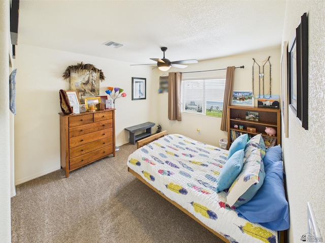 5936 E 39th St, Yuma, AZ 85365 - bedroom featuring carpet flooring and ceiling fan