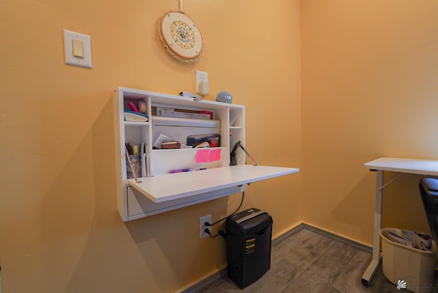 12806 E 49th Dr, Yuma, AZ 85367 - miscellaneous room with baseboards and wood finished floors