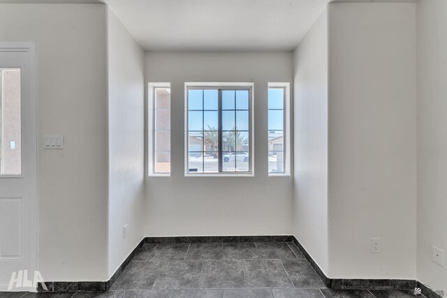 foyer with baseboards