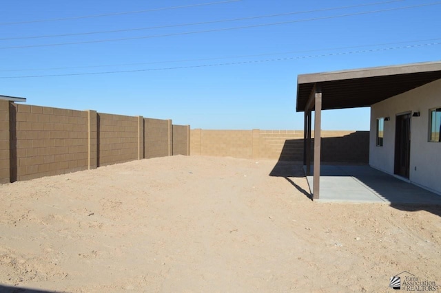 13112 E 54th St, Yuma, AZ 85367 - fenced backyard with a patio