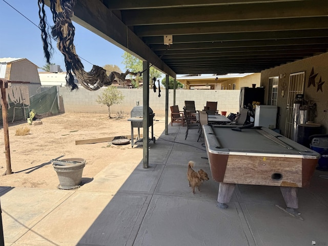 219 E Rio Sonora St, San Luis, AZ 85336 - fenced backyard featuring a patio and area for grilling