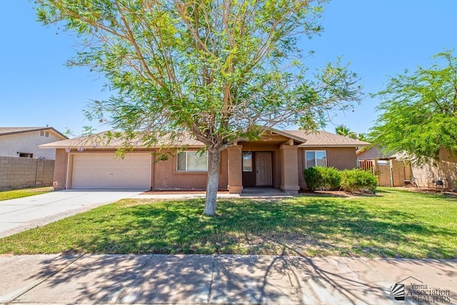 11279 E 26th Ln, Yuma, AZ 85367 - ranch-style home featuring a garage, driveway, and stucco siding