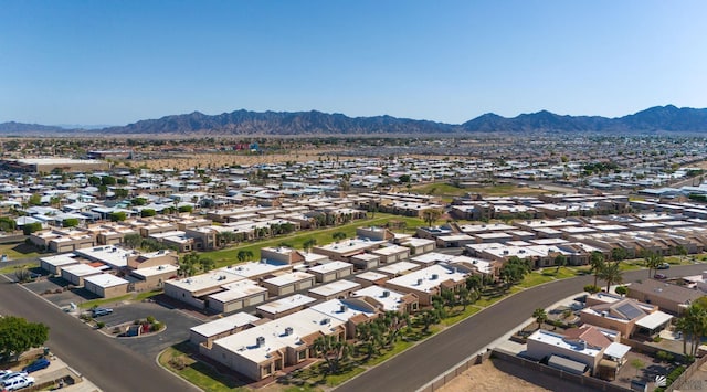 11230 E 37th Pl Unit 131, Yuma, AZ 85367 - aerial view of residential area with mountains