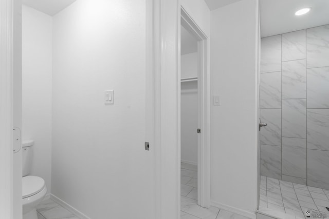 10849 E 45th Pl, Yuma, AZ 85367 - full bath with marble look tile flooring and a stall shower