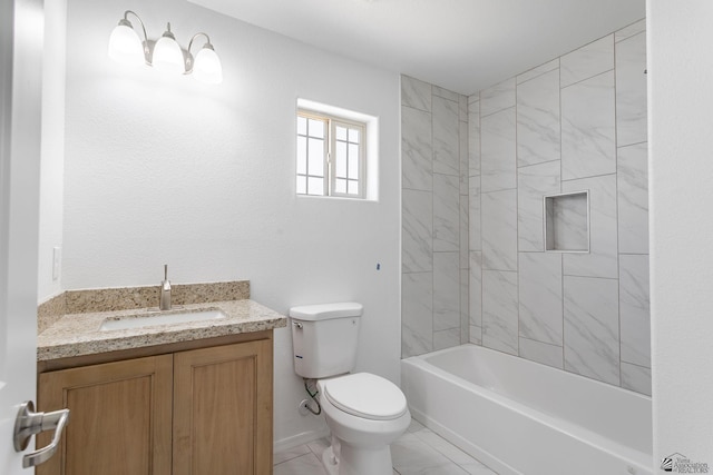 10849 E 45th Pl, Yuma, AZ 85367 - full bath with vanity and shower / bath combination