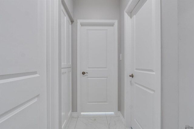 3539 S Akers Way, Yuma, AZ 85365 - hall featuring baseboards and marble finish floor