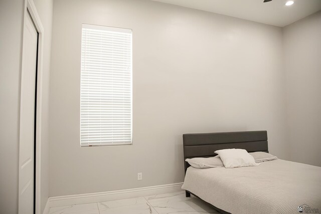 12815 S Greenview Way Greenview Way, Yuma, AZ 85365 - bedroom with marble look tiles and recessed lighting