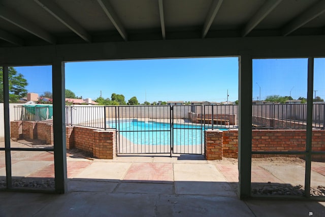 3120 W 16th Pl, Yuma, AZ 85364 - view of pool with a fenced backyard and a patio area